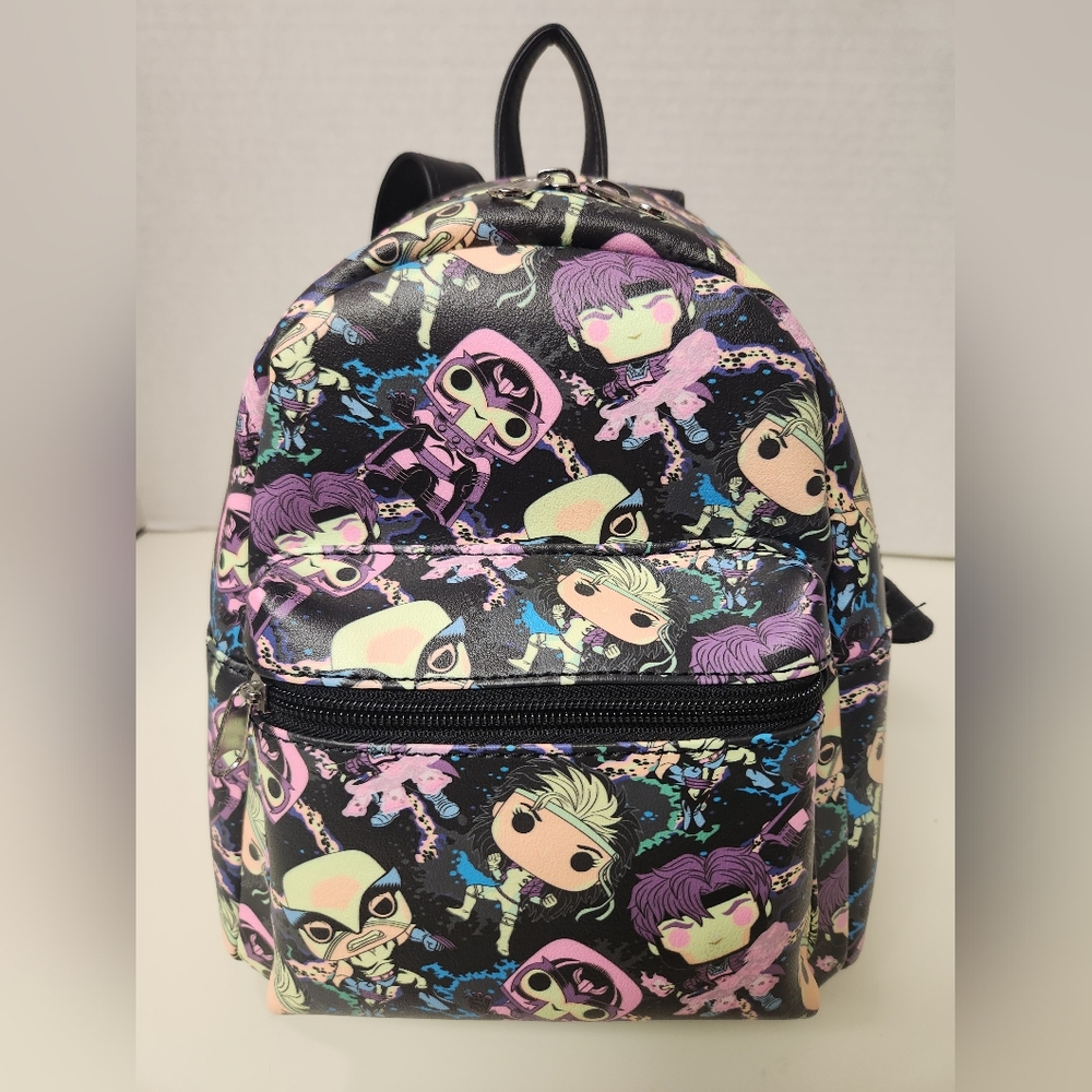 NEW Funko POP Marvel X-Men Black Light Mini Comic Book Bag Backpack Purse Bag